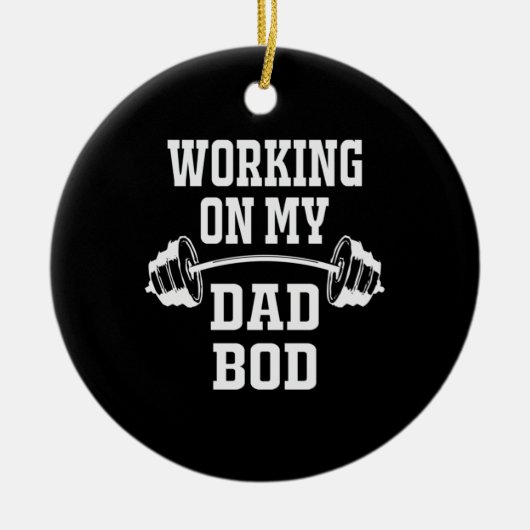 Vaderdag | Werken aan mijn vaders kamer Keramisch Ornament (Voorkant)