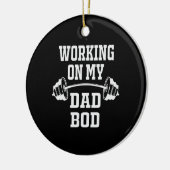 Vaderdag | Werken aan mijn vaders kamer Keramisch Ornament (Links)