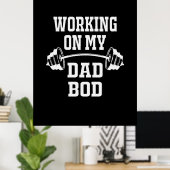 Vaderdag | Werken aan mijn vaders kamer Poster (Thuiskantoor)