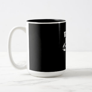 Vaderdag Werken aan mijn vaders kamer Tweekleurige Koffiemok