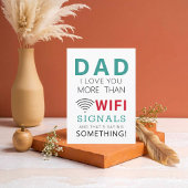 Vaderdag WIFI kaart voor Papa
