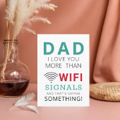 Vaderdag WIFI kaart voor papa