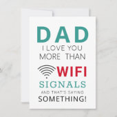 Vaderdag WIFI kaart voor papa (Voorkant)