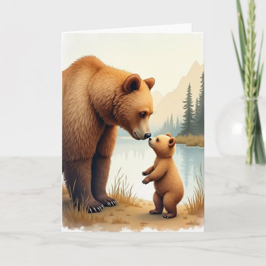 Vaderdag Wildernis Scene Kaart (Voorkant)