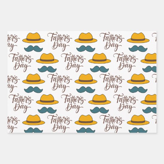 Vaderdag Winnaar Dad Set Inpakpapier Vel (Voorkant)
