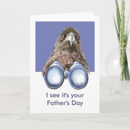 Vaderdag Wonderful Vogelspotten Pap Humor Kaart