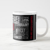 vaderdag | Word Collage | IT Giant Co aanpassen Grote Koffiekop (Rechts)