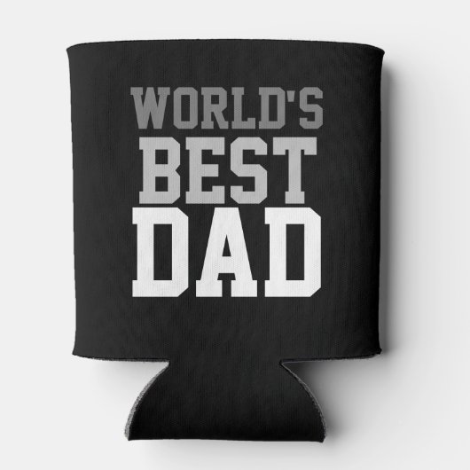 Vaderdag World's beste pa Black Blikjeskoeler (Achterkant)