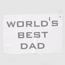 Vaderdag World's beste vader Golfhanddoek