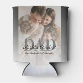 Vaderdag World's Greatest Dad met Foto Blikjeskoeler