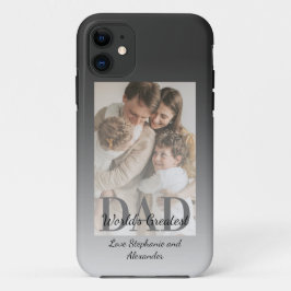 Vaderdag World's Greatest Dad met Foto Case-Mate iPhone Case