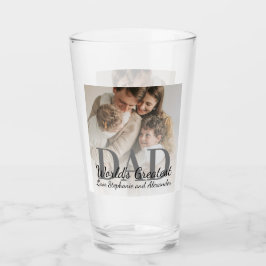 Vaderdag World's Greatest Dad met Foto Glas