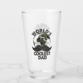 Vaderdag World's koelste pap Glas (Achterkant)