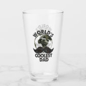 Vaderdag World's koelste pap Glas (Voorkant)