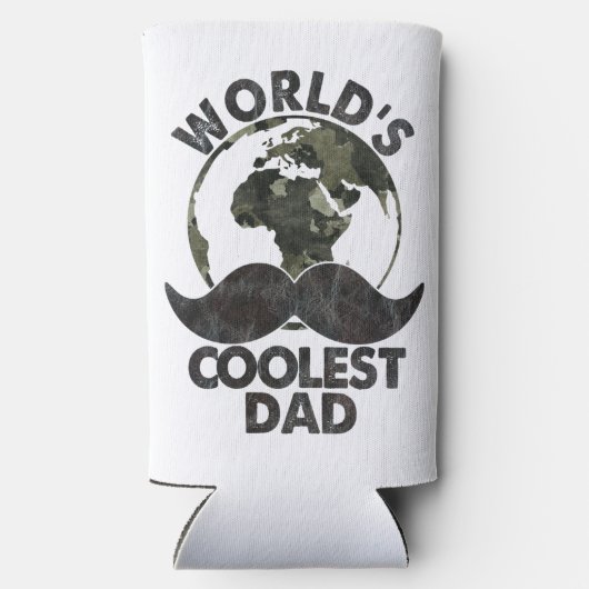 Vaderdag World's koelste pap Seltzer Blikjeskoeler (Achterkant)