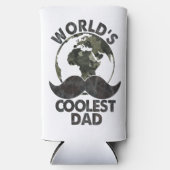 Vaderdag World's koelste pap Seltzer Blikjeskoeler (Voorkant)