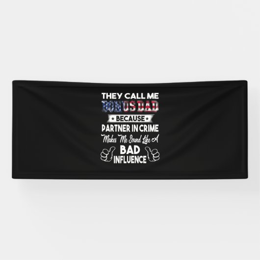 Vaderdag | Ze noemen me Bonus Pap Spandoek (Horizontaal)