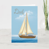 Vaderdag Zeilboot Kaart (Voorkant)