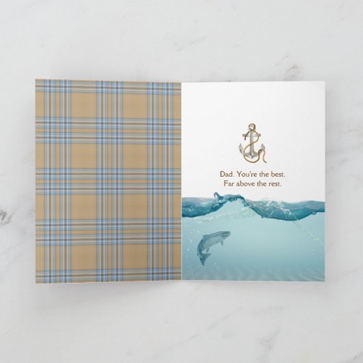 Vaderdag Zeilboot Kaart (Binnen)