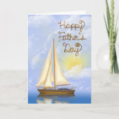 Vaderdag Zeilboot Kaart (Voorkant)