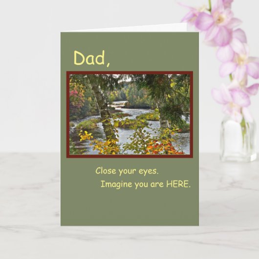 VADERDAG "ZEN MOMENT" KAART (Orchidee)