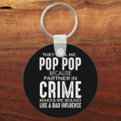 Vaderdag zij noemen me de Pop van de Pop omdat de  Sleutelhanger (Voorkant)