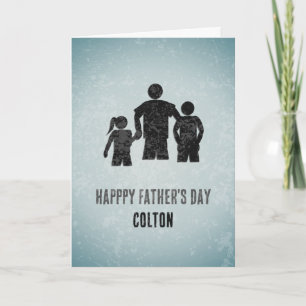 Vaderdag - Zoals een vader - Familie met zijn naam Kaart