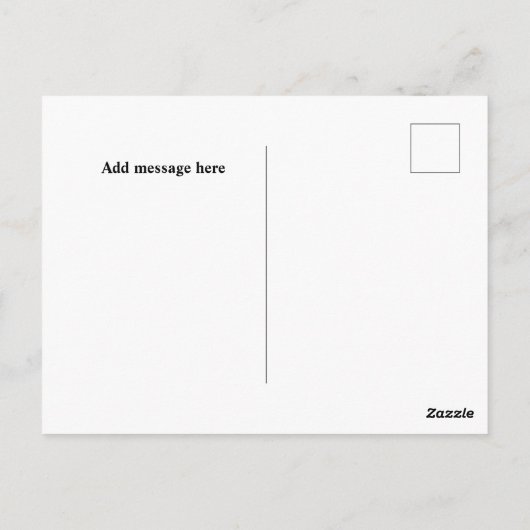 Vaderdag-zonsondergangfoto Briefkaart (Achterkant)