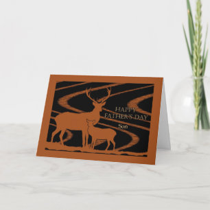 Vaderdag Zoon, Deer in Gebied Kaart