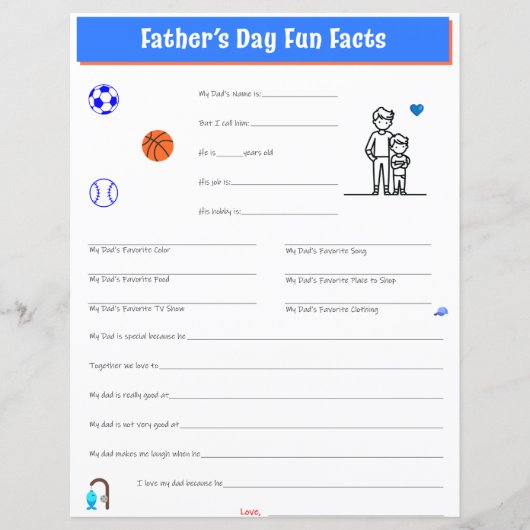 Vaderdag Zoon Interview Print (Voorkant)