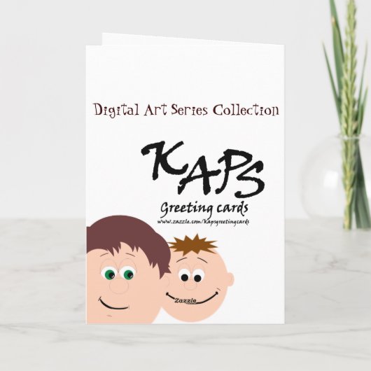 Vaderdag (zoon) kaart (Achterkant)