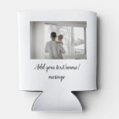 vaderdag zoon vader vader vader toevoegen foto tek blikjeskoeler (Achterkant)