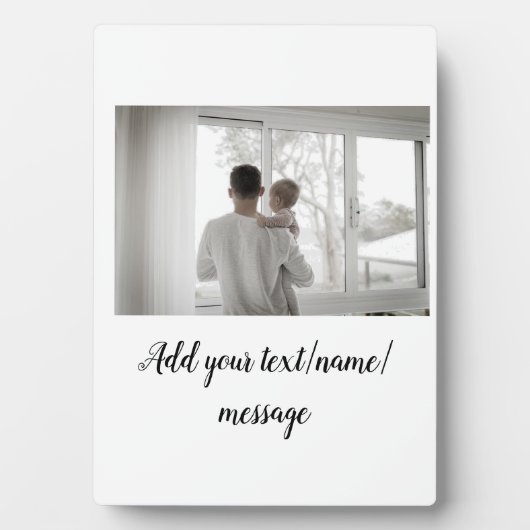 vaderdag zoon vader vader vader toevoegen foto tek fotoplaat (voorkant)