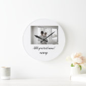 vaderdag zoon vader vader vader toevoegen foto tek grote klok (Huis)