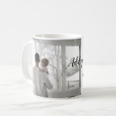 vaderdag zoon vader vader vader toevoegen foto tek koffiemok (Voorkant links)