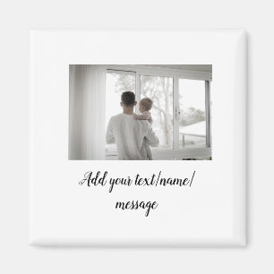 vaderdag zoon vader vader vader toevoegen foto tek magneet