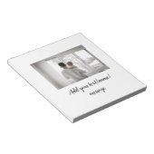 vaderdag zoon vader vader vader toevoegen foto tek notitieblok (Schuin)