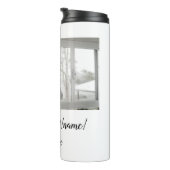 vaderdag zoon vader vader vader toevoegen foto tek thermosbeker (Geroteerd rechts)