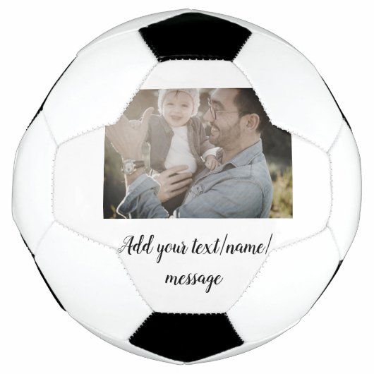 vaderdag zoon vader vader vader toevoegen foto tek voetbal (Voorkant)