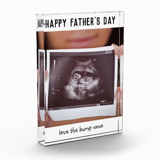 Vaderdag Zwangerschapsscan Fotoblokken (Links)