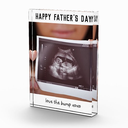 Vaderdag Zwangerschapsscan Fotoblokken (Rechts)