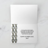 VADERDAG - ZWARE KETEN - DAD- ZWARTE/METAAL KAART (Binnen)