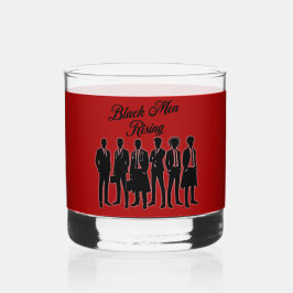 Vaderdag Zwart Man Embleem Keepsake Bourbon Whisky Glas
