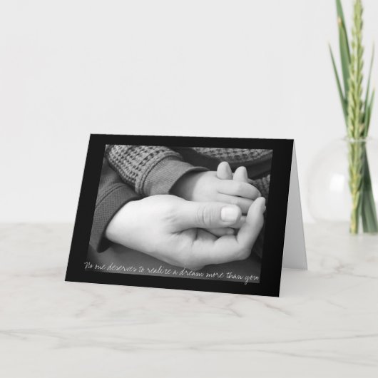 Vaderdaggroet voor de aanstaande vader kaart (Voorkant)