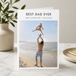 Vaderdagkaart   Beste papa ooit Fotokaarten Kaart