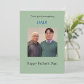 Vaderdagkaart Feestdagenkaart (Staand voorkant)