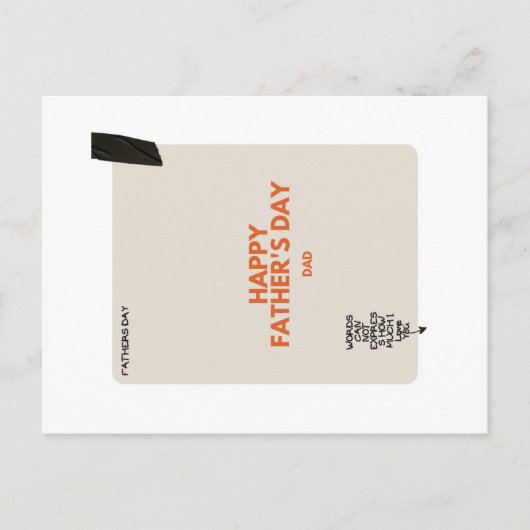 Vaderdagkaart Feestdagenkaart (Voorkant)