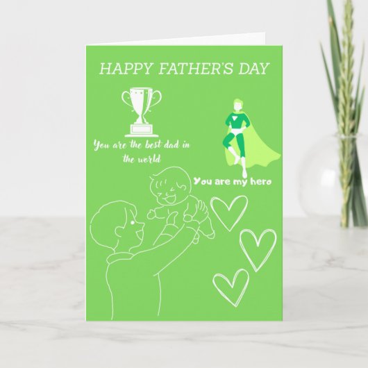 Vaderdagkaart Kaart (Voorkant)