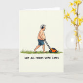 Vaderdagkaart Lawn Hero Kaart (Gele Bloem)