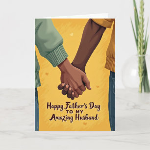 Vaderdagkaart Liefdevolle handen Kaart